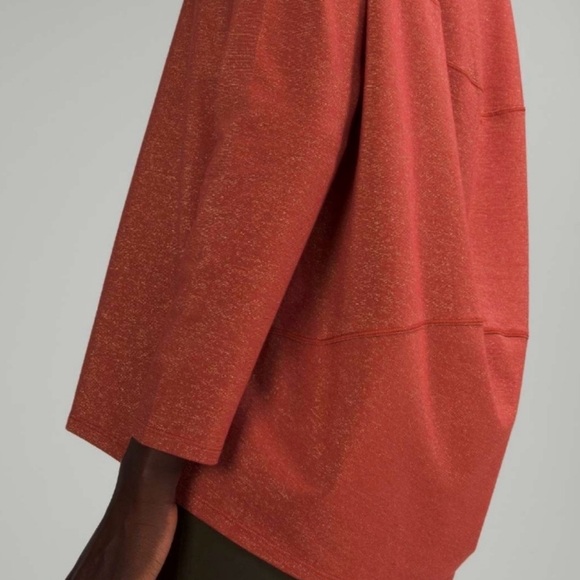 NWT Lululemon Back in Action long sleeve spark relaxed fit longer in back size 0 - Picture 3 of 15